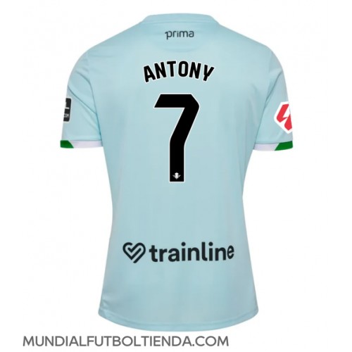 Camiseta Real Betis Antony #7 Segunda Equipación Replica 2025-26 mangas cortas
